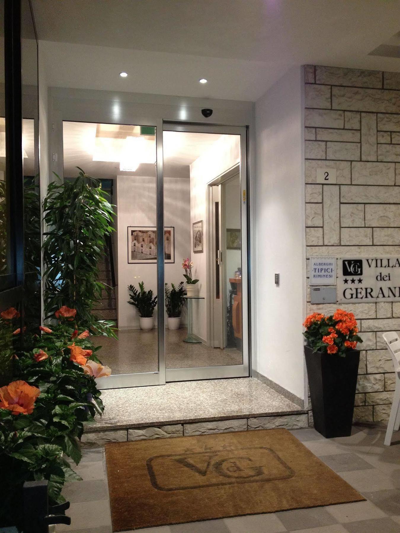 Hotel Villa Dei Gerani Rimini Buitenkant foto